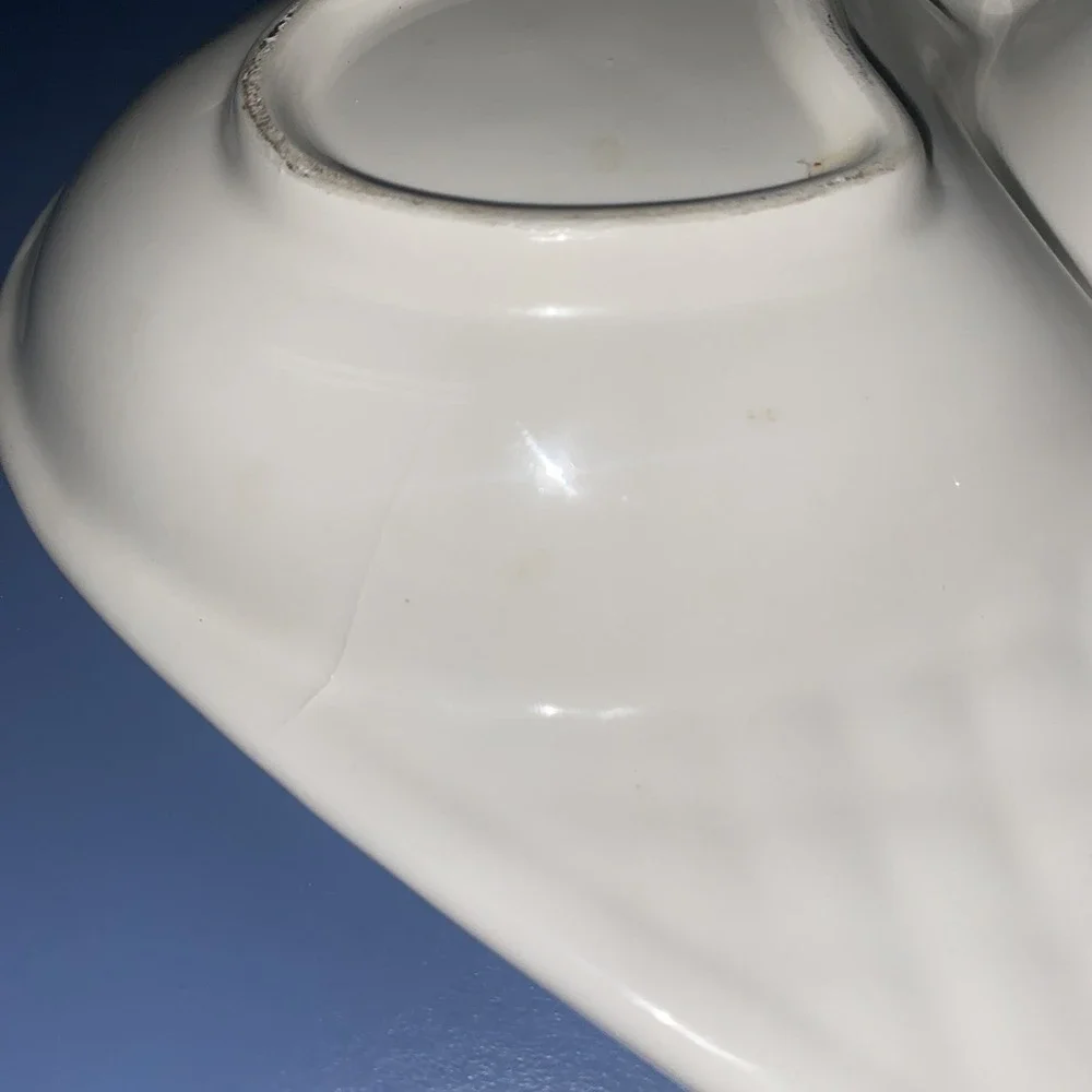 Vintage Italian Ceramic 5 Section Dip Bowl Fruit Motif See description **‎